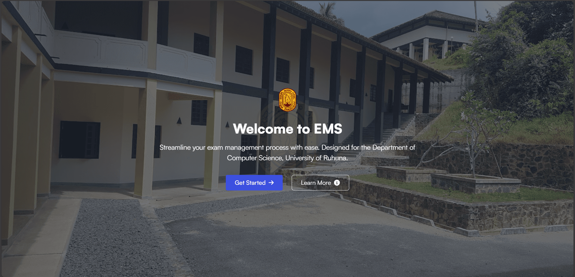 Exam Management System (EMS) screenshot 1